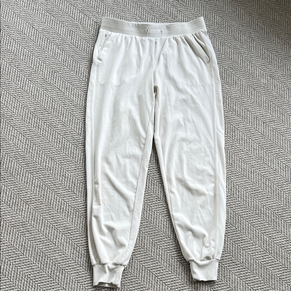 Rachel Zoe Off-White Elastic Waist Joggers